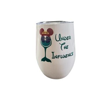 Disney little mermaid UNDER THE INFLUENCE Boozy wine tumbler